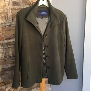 Olive-green jacket